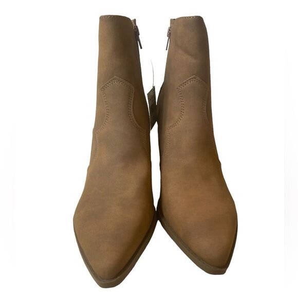 Indigo Rd Wm’s Sz 11 Chestnut Side Zip Suede Western Booties Boots - Picture 2 of 8